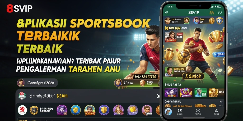 Tampilan antarmuka utama 8SVIP menampilkan pilihan taruhan olahraga yang lengkap.