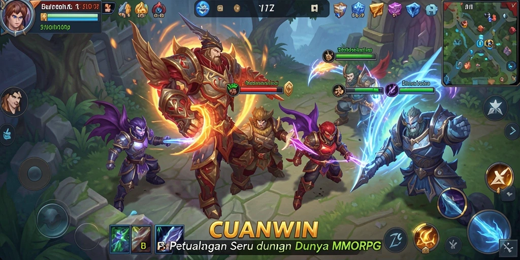 Gameplay seru dan interaksi pemain dalam CUANWIN.