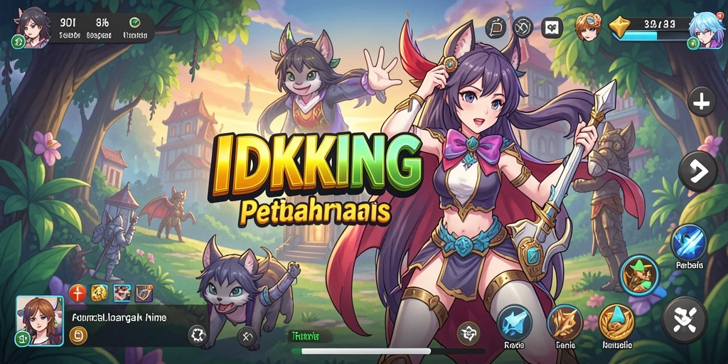 Tampilan menarik dari gameplay IDRKING yang penuh aksi dan petualangan.