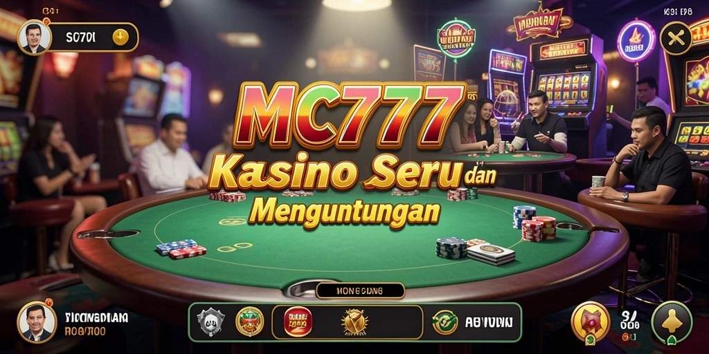 Tampilan gameplay menarik dari permainan Kasino MC777.