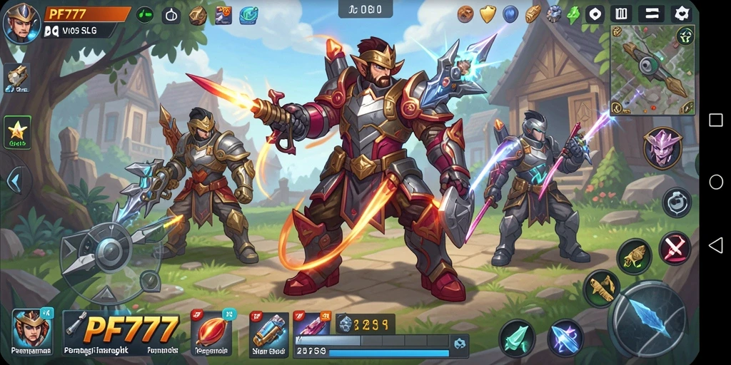 Screenshot gameplay PF777 yang menunjukkan aksi strategi mendebarkan.