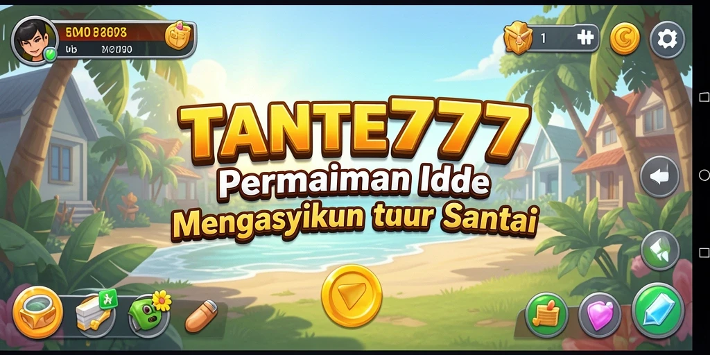Tampilan gameplay dari TANTE777 yang menegangkan dan menarik.