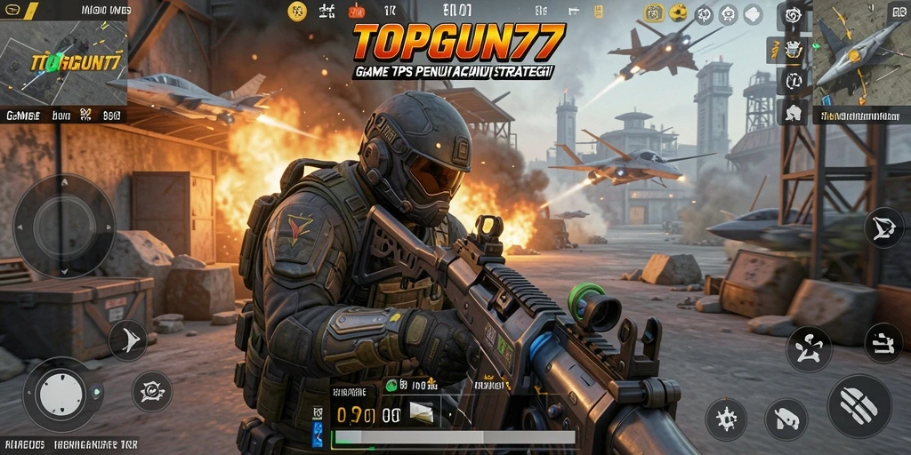 Tangkapan layar mengagumkan dari gameplay TOPGUN77 yang intens.